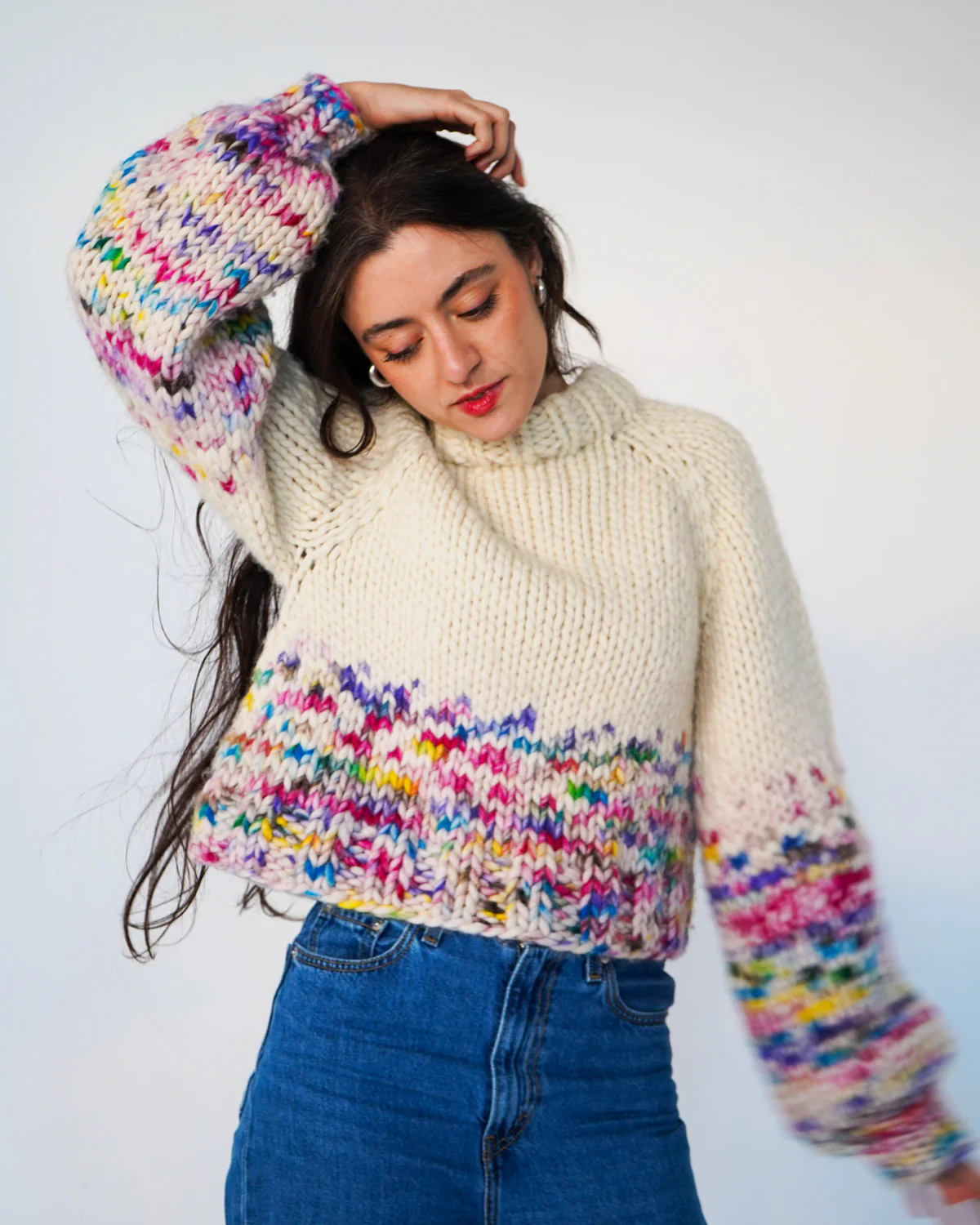 The Rainbow Sweater Kit x @paula.on.knits - Image 6