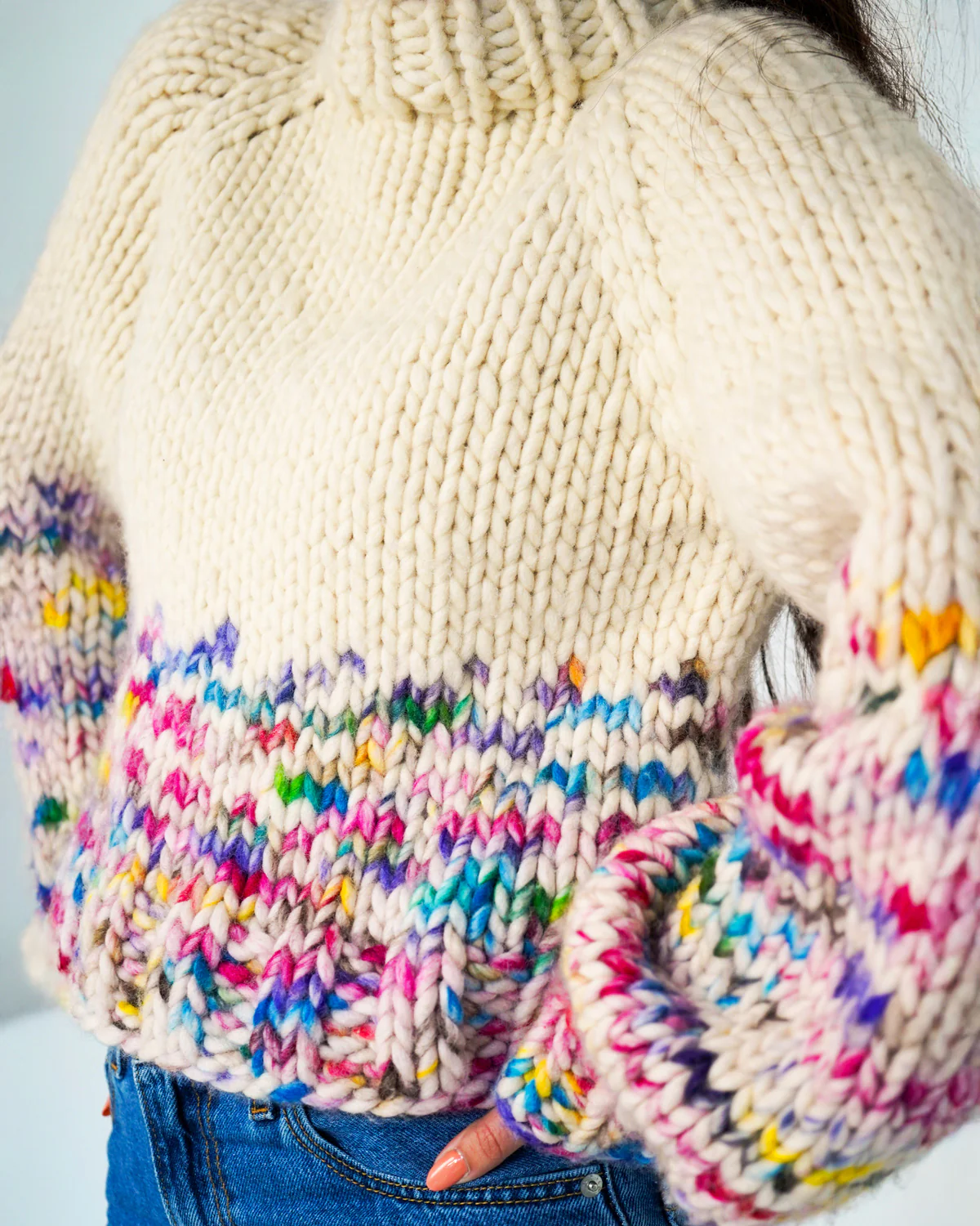 The Rainbow Sweater Kit x @paula.on.knits - Image 7
