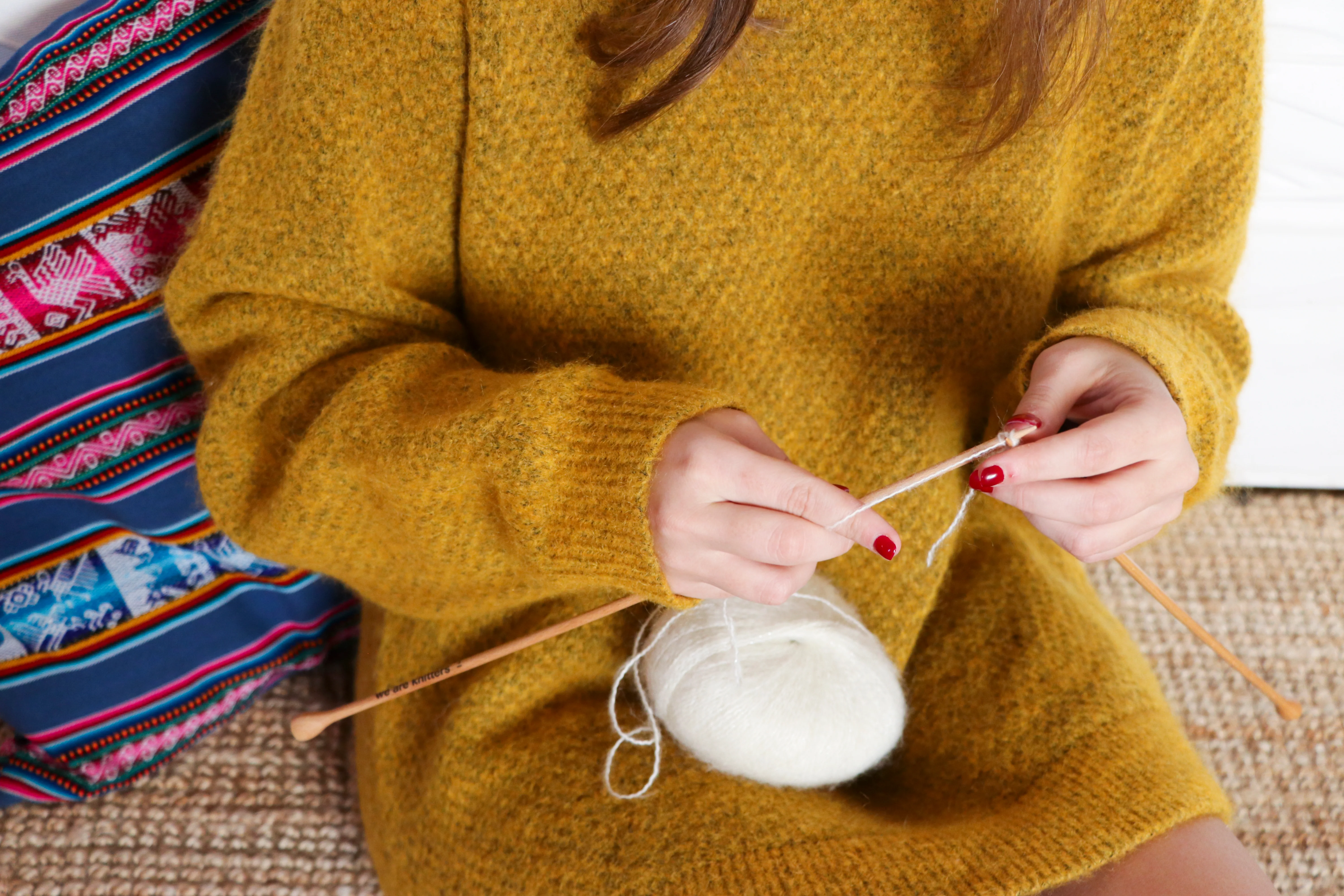 5 Pack of Touch me Mohair Yarn Balls - Image 3