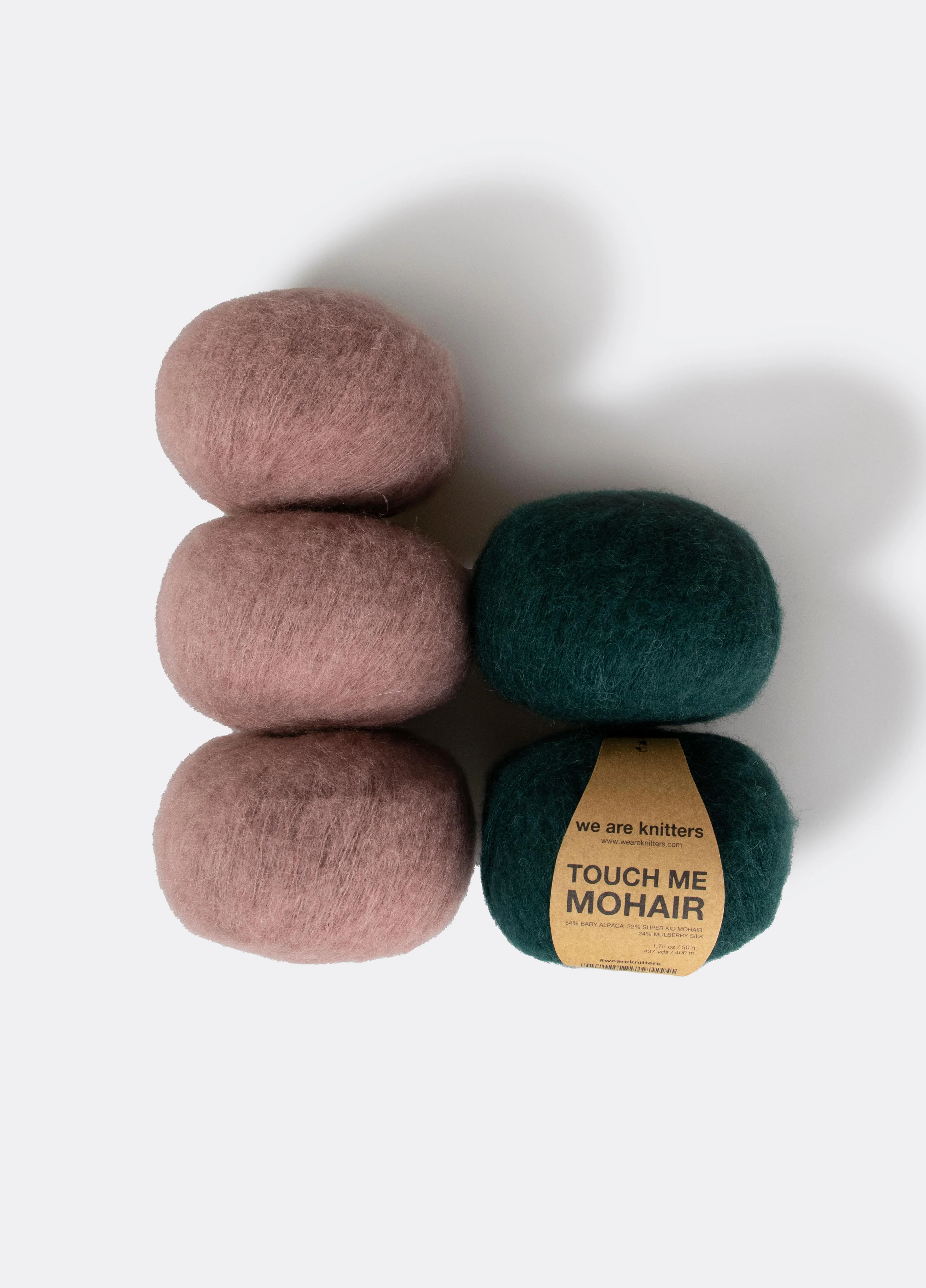5 Pack of Touch me Mohair Yarn Balls - Image 4
