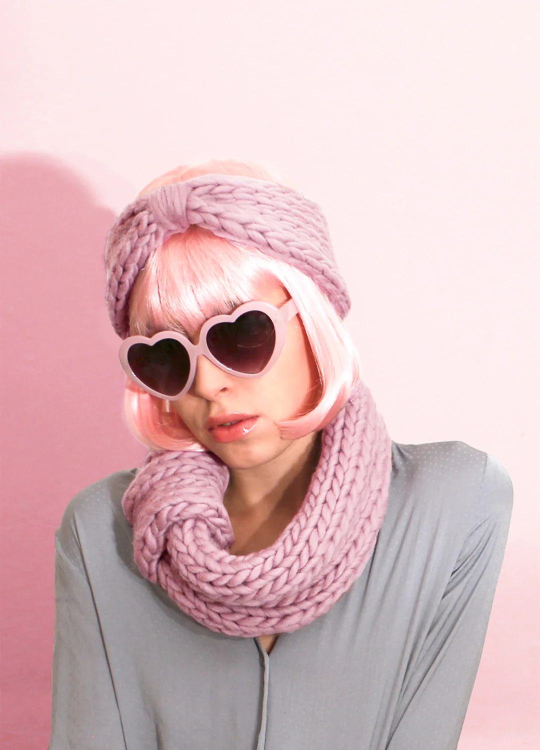 Blueberry Muffin Snood and Headband x @trustthemojo Kit - Image 7