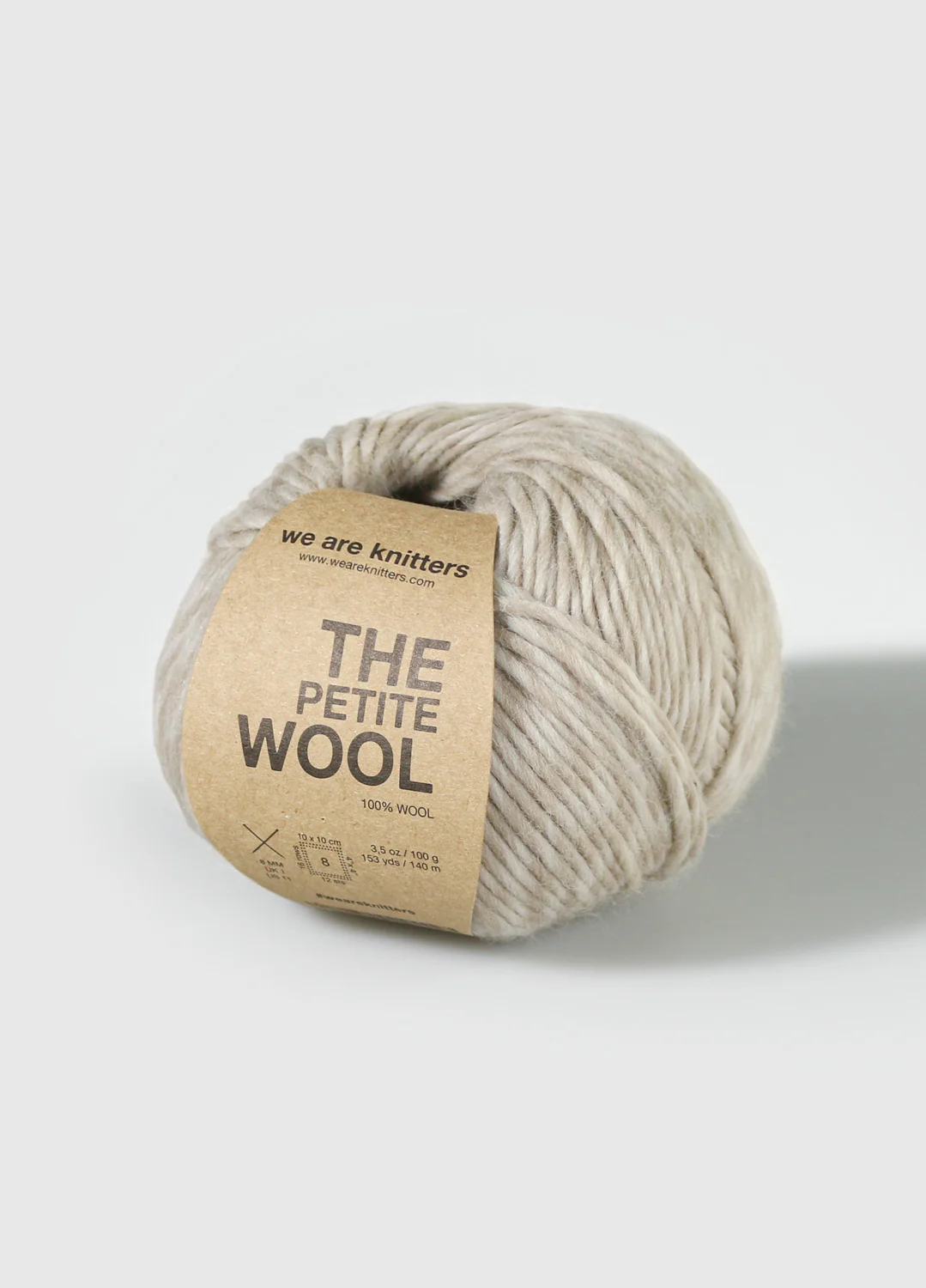Petite Wool Spotted Beige - Image 3
