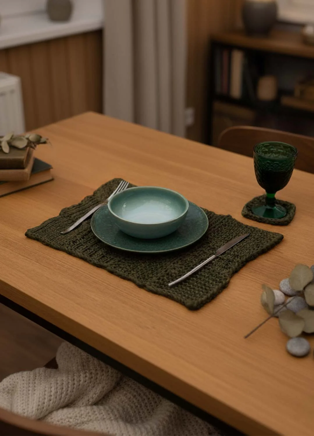 Make your first Placemat - Stitch Sampler Kit: Learn The Basics Knitting Kit - Yummy Version - Image 10