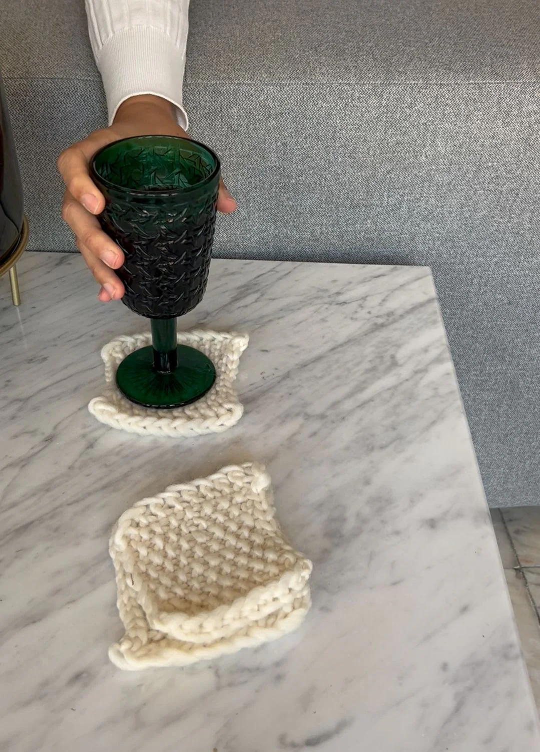 Make your first Placemat - Stitch Sampler Kit: Learn The Basics Knitting Kit - Yummy Version - Image 8